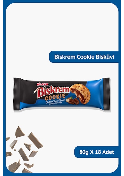 Bıskrem Cookıe 80gx18