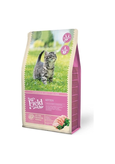 Sam's Field Kitten Tavuklu Tahılsız Yavru Kedi Maması 7500 G