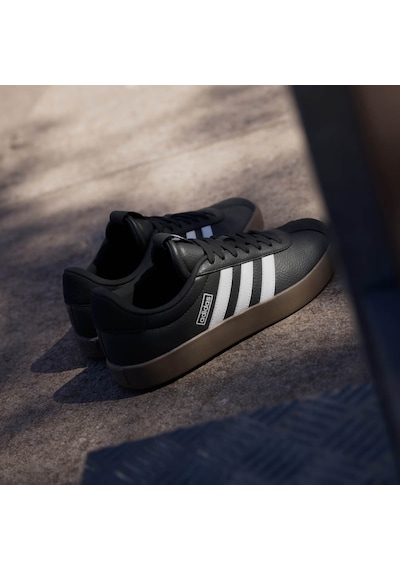 Adidas Vl Court 3.0 Siyah - Beyaz Unisex Sneaker Id8796 Siyah - Beyaz