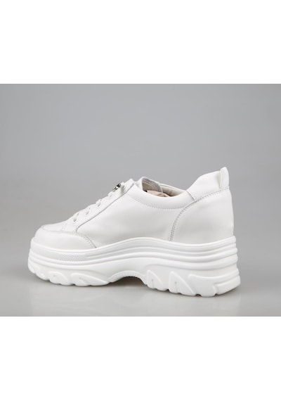 Guja 24Y361 Dolgu Topuk Beyaz Kadın Sneakers 001