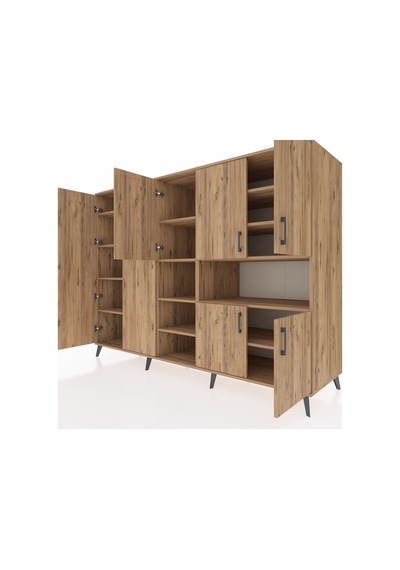 Kronos Dolap 13 Raflı 7 Kapaklı 220x59x163 Çam-çam Atlas Çam - Atlas Çam Kronos Dolap 13 Raflı 7 Kapaklı 220x59x163 Çam-çam Atlas Çam - Atlas Çam