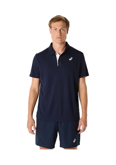 Asics Court Polo Erkek Lacivert Kısa Kollu Tshirt 2041a340-400 Lacıvert