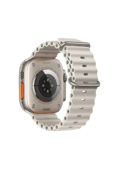 Ally Apple, Uyumlu Watch 7-8 45mm 6-5-4 44mm Watch Ultra 49mm Marine Silikon Kayış Kordon 3-2-1 42mm- 5775
