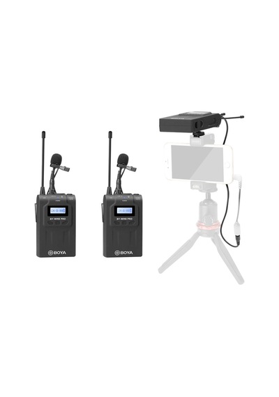 Boya By-wm8 Pro-k2 Ikili Kablosuz Yaka Mikrofonu