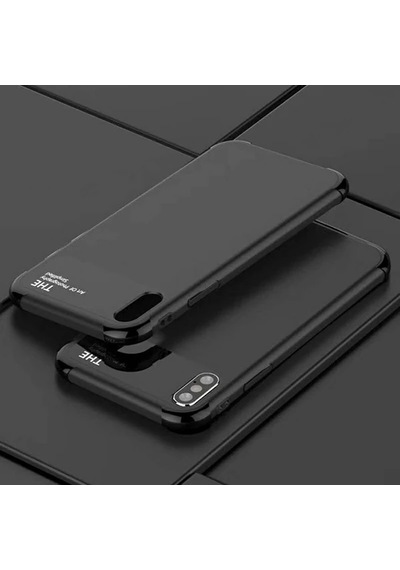 iPhone Uyumlu X Xs 10 Fit Premium Silikon+ Cam Kılıf- 5775 Kırmızı