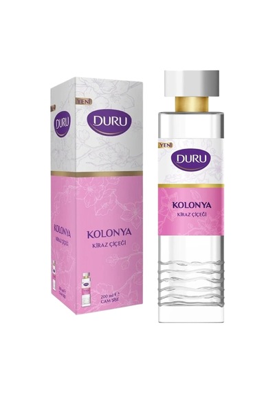 200 Ml Cam Şişe Kolonya 3'lü Set, Bodrum Mandalinası, Kiraz Çiçeği, Okyanus Tazeliği