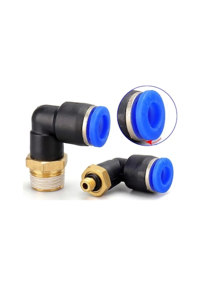 3/8 - 14 Mm Pnömatik Dirsek Bağlantı