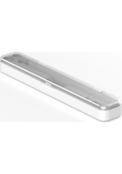 Ally Apple Pencil İçin Taşınabilir Şarjlı Kalem Kutusu- 5775 Beyaz