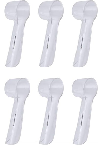 Oral-b Uyumlu Şarjlı Diş Fırçası Ve Elektrikli Diş Fırçası Başlıkları Için Koruma Kapağı 6 Adet