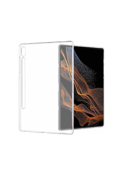 Samsung Galaxy Tab S7 Fe Sm-t737 / T736 / T733 / T730 12.4 Inç Silikon Kılıf + Nano Ekran Koruyucu