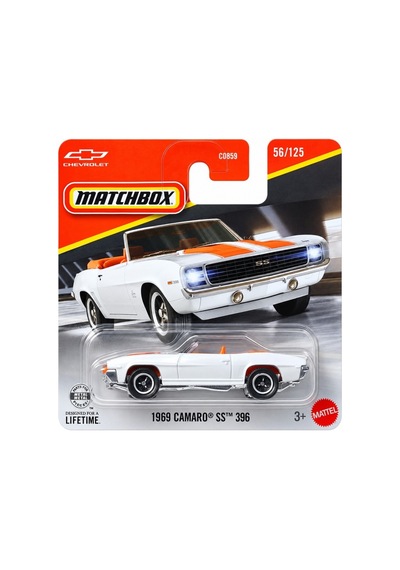 C0859 Matchbox 1:64 Tekli Arabalar 1969 Camaro Ss 396 Jhp18 Çok Renkli