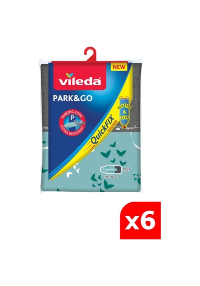 Vileda Universal Ebat 6 Paket Park & Go Ütü Masası Kılıfı