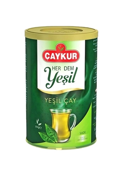 Çaykur Teneke Yaprak Yeşil Çay 150 G
