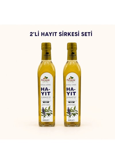 Hayıt Sirkesi 2 Li Set 2 X 500 Ml Cam Şişe