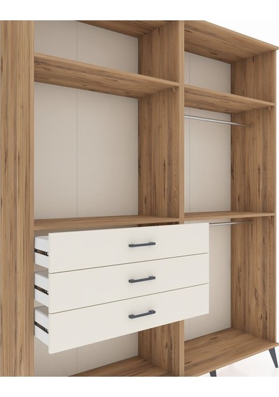 Hyperion Gardrop 4 Raflı 3 Çekmeceli 2 Askılı 176x44x221 Çam-çam/aytaşı Çam/aytaşı Hyperion Gardrop 4 Raflı 3 Çekmeceli 2 Askılı 176x44x221 Çam-çam/aytaşı Çam/aytaşı
