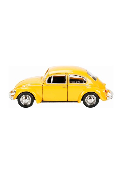 1:32 Rmz City Alman Klasikleri Serisi Die Cast Çek Bırak Model Araba - Turuncu Volkswagen Beetle Sar