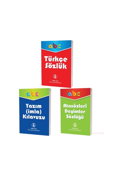 İlk Öğretim Türkçe Sözlük Atasözleri Yazım İmla Klavuzu 3 Kitap