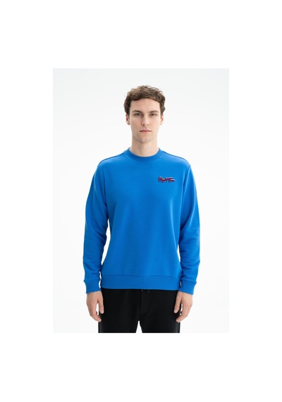 AR-MA Arma Erkek Regular Fit Şardonsuz 3 İplik Bisiklet Yaka Sweatshırt 001