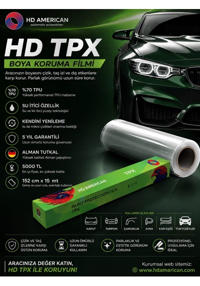 Hd Amerıcan Hd Tpx Boya Koruma Filmi