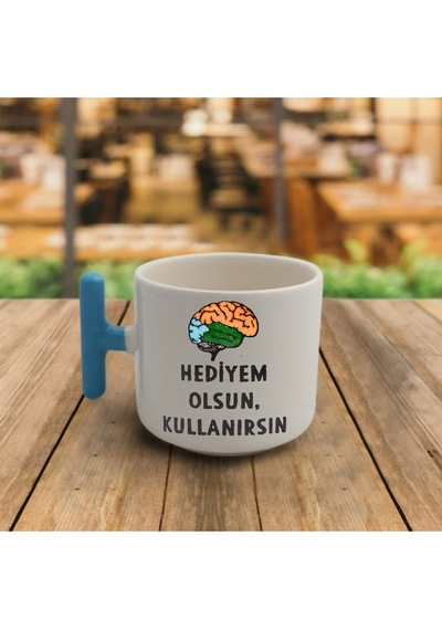 Hediyem Olsun Baskılı T Kupa Beyaz
