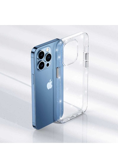 Apple Uyumlu iPhone 12 Pro Max Kılıf Zore Vixy Simli Kılıf