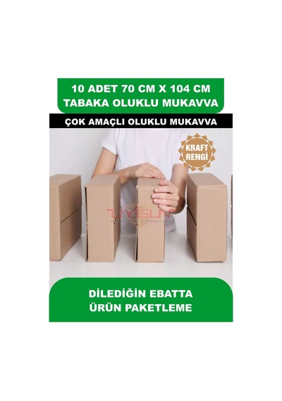 10 Adet 70cm X 104cm Baskısız Tabaka Oluklu Mukavva, Çocuk Etkinlik Kartonu, Maket Kartonu, Kargo Kartonu