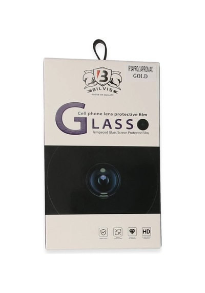 Apple İphone 14 Pro Max Uyumlu Bilvis Titan Kamera Lens - Gold