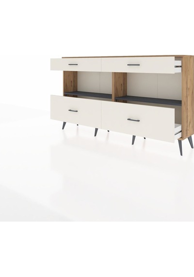 Arges Konsol 2 Raflı 4 Çekmeceli 176x30x99 Çam-antrasit/aytaşı Çam-antrasit/aytaşı Arges Konsol 2 Raflı 4 Çekmeceli 176x30x99 Çam-antrasit/aytaşı Çam-antrasit/aytaşı