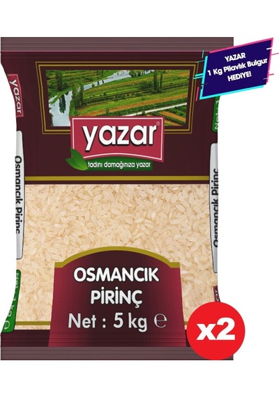 Yazar Osmancık Pirinç 2 x 5 KG