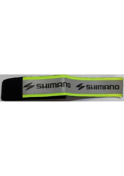 Shimano Paça Koruma Bandı Geniş Siyah/Yeşil Reflektörlü--(İndirim Siyah - Yeşil