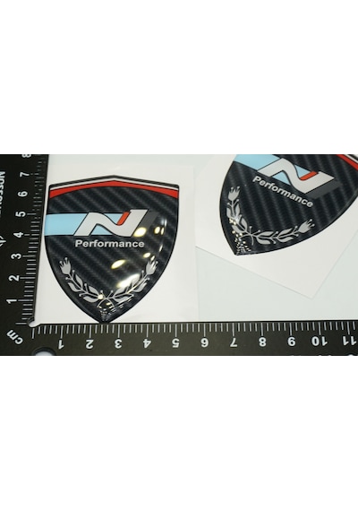 Hyundai N Line Performance Çamurluk Yanı Damla Desen Logo Arma Se