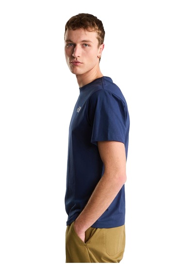 The North Face Evolution Box Nse Regular Erkek Lacivert Outdoor T-shirt Nf0a8b6k8k21 Mavi