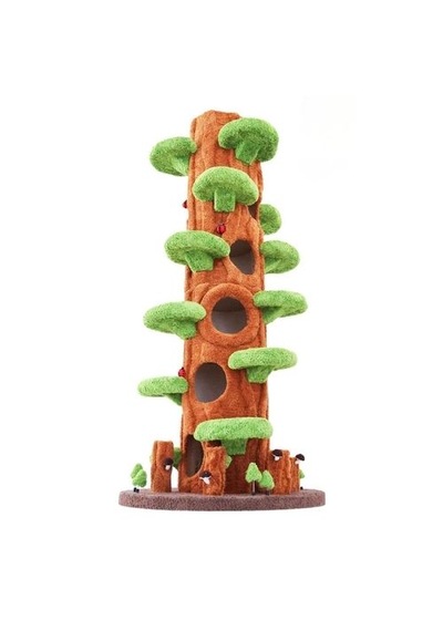 Ağaç Temalı Kedi Evi 200 Cm