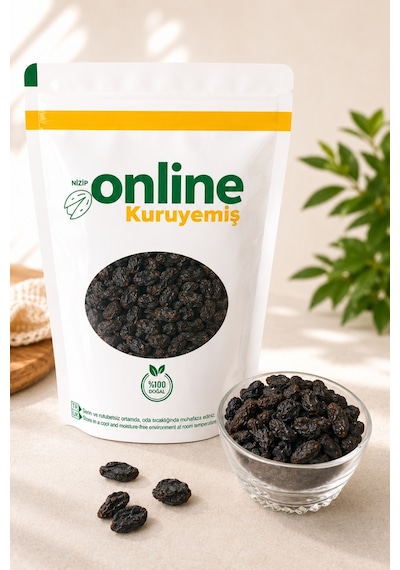Üzüm Siyah Çekirdeksiz 500 Gr 500  G