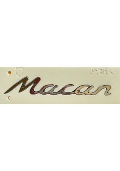 Porsche Uyumlu Yazı Macan Krom