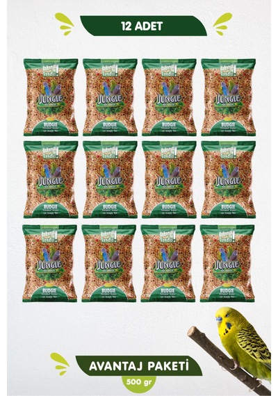 Poşet Muhabbet Yemi Granül 500 Gr X 12 Adet