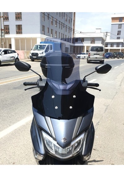 Motocam Suzuki Burgman Street Ex 125 Ön Cam 2023-2026 Model 62cm Füme Renkli 4mm