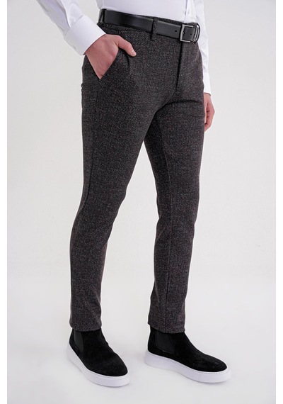 P 1208 Pantolon Comfort Siyah Siyah