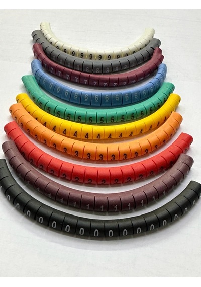 Cat5 Kablo Numaratör Cat5 Kablo Etiketi Cat5 Kablo İşaretleyici 2.5 Mm