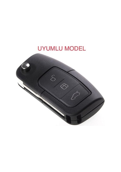 2 Adet Fiesta Focus B-max Kuga Silikon Anahtar Koruma Kılıfı Siya