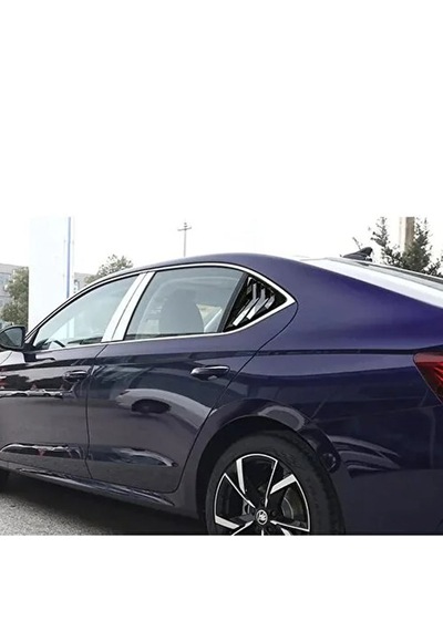 Skoda Octavia Kelebek Cam Kaplama Vizörü Parlak Siyah Diğer