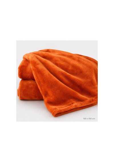 Turuncu Peluş Kumaş 100 X 150 Cm Yumuşak Dokulu Kalın Tüylü Polar Kumaş Turuncu Turuncu