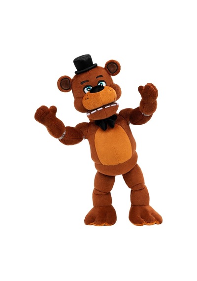 Five Nights At Freddy's Freddy Fazbear Sesli Pozlanabilir Peluş 36 Cm Karanlıkta Parlayan Ayı Kahverengi