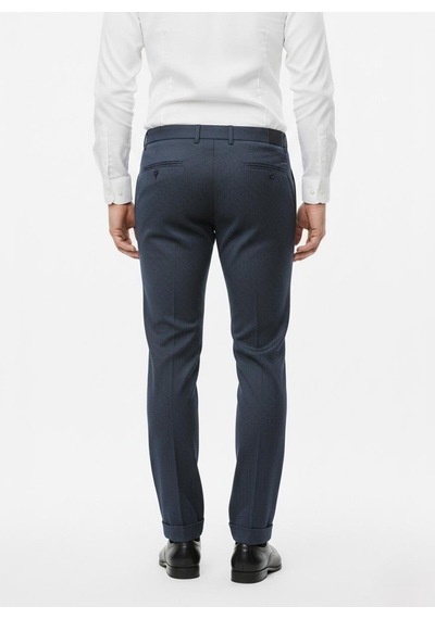 Presto Erkek Slimfit Armürlü Pantolon Koyu Lacivert 3193-200 Lacivert
