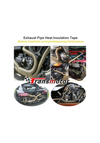 Egzoz Sargı Keçesi Yanmaz 5 Metre Uzunluk 50Mm Genişlik Atv-Motor 5 Metre Kahve Renk