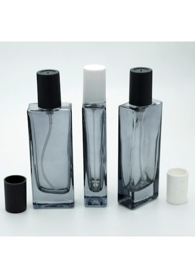 Parfüm Şişesi 50 ML 5 Adet Siyah Boyalı Tower Model Parfüm Şişesi 50 ML 5 Adet Siyah Boyalı Tower Model