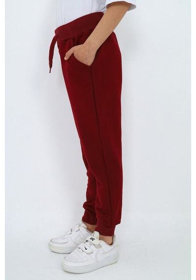 Toontoy Kids Toontoy Unisex Çocuk Eşofman Alt Bordo