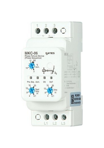 ENTES M1726 Mkc-06P Motor(Faz)Koruma Rölelesi