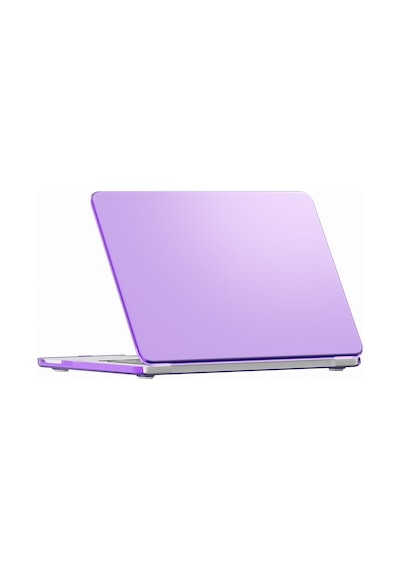 Apple Macbook Neo 13' A3404 Zore Msoft Kristal Kapak Mor