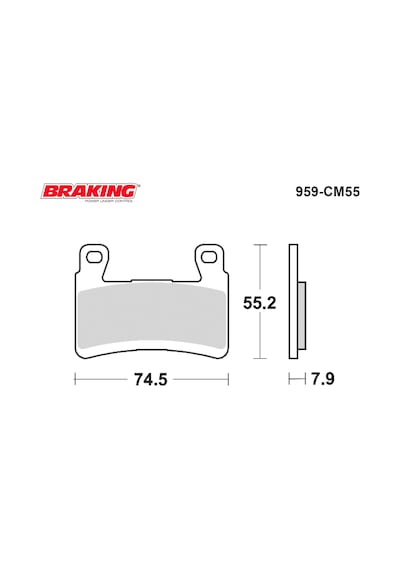 BRAKING SİNTERLİ ÖN FREN BALATASI 962CM56
